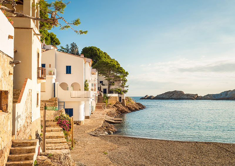 Idyllic fishing village