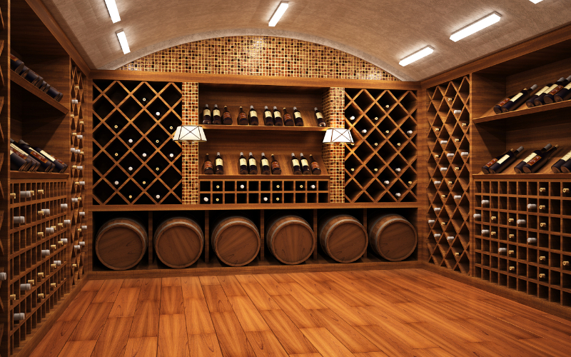 Wine vault stock